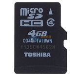 ��֥��TOSHIBA��4G TF��microSDHC���洢����Class4��