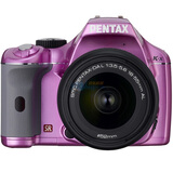 PENTAX 宾得  K-x 单反套机 （DAL 18-55mm F3.5-5.6 AL 粉色）