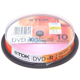TDK DVD-R 16�� 4.7GB ����ϵ�� ��ɫ 10ƬͰװ ��¼��
