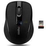 雷柏(Rapoo)nano3100 2.4G笔记本型无线蓝光鼠标 沉稳黑