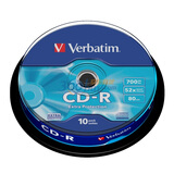 ������Verbatim��CD-R 52�� 700M  Ͱװ10Ƭ ��¼��