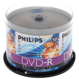�����֣�PHILIPS��DVD-R 16�� 4.7GB Ͱװ50Ƭ ��¼��