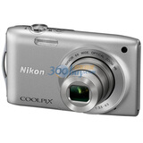 �῵��NIKON�� Coolpix S3300 ������� ��ɫ��1602������ 2.7���� 6����� 26mm��� ISO3200 �˾���