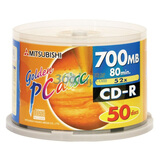 ���⣨Mitsubishi��CD-R 52�� 700M/80���� �°׽� Ͱװ50Ƭ