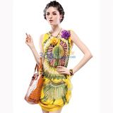 ��ϫ Maxchic 2012�´���Ůװ�¿�������ϵ�����������˿����ȹȹ�� C00614S12C ��ɫ XXL