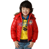 童棉衣外套 SRDF119138 红色 140:衣服偏小
