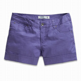 MBSKY蓝色天空夏装女款后口袋铆钉<em>短裤</em>161