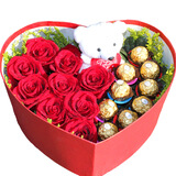 爱唯一鲜花速递 玫瑰花礼盒 生日鲜花礼盒 同城