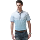 柒牌 SEVEN男装2013春夏装商务休闲条纹丝光