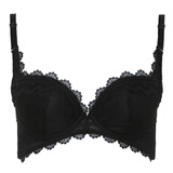 爱慕最爱3/4薄无纺布<em>杯文胸</em>AM12P11 黑色 A7