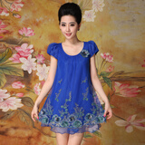 新款公主裙雪纺 a字裙宽松大码连衣裙欧根纱裙