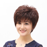 佰丝堂bestung 中老年假发短发女 中年假发套
