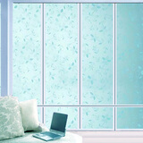 彩家乐自粘磨砂窗花贴 玻璃贴 膜 包邮 田园 绿