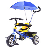 格灵童烤漆儿童三轮车钢架童车宝宝脚踏车自行