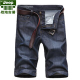 韩版潮五分裤七分裤直筒牛仔大码 中裤<em>马裤</em> 灰