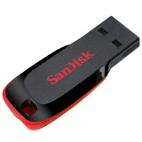 闪迪（SanDisk） 酷刃（CZ50） 16GB U盘 黑红 5片装
