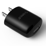 奥睿科（ORICO） DCX-1U-BK 单口USB手机充电直充头 电源适配器 黑
