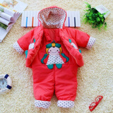 热卖年货超能娃娃婴儿服装0-1岁2岁女宝宝冬装