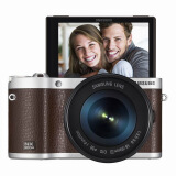 三星（SAMSUNG） NX300M  微型单电套机（18mm-55mm） 棕色 内附16G卡