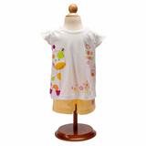 超高好评 minicar夏季宝宝连衣裙 女孩裙子套装