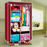 易衣柜大号 HH-O1B-130 枣红887 大号:物流太