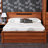 择木宜居 1.5 1.8米大床木床单人床双人床 中式