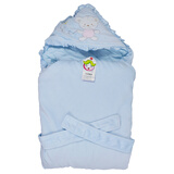 3803 蓝色 新生儿:面料摸着还行,但为什么搞得