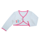【minimoto小米米】粉色憧憬系列 长袖外套 白色 3岁以上  身高110cm