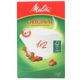 美乐家（melitta） 1X2纯白咖啡滤纸 （40片装） 