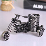 孙小圣 摩托车办公笔筒创意文具 个性礼品摆件