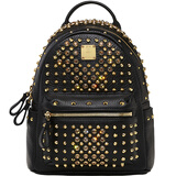 MCM韩国正品代购 迷你双肩包 黑色款MWK4S