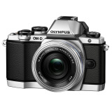 奥林巴斯（OLYMPUS）E-M10-1442-EZ 微单电相机(电动变焦）  内置WIFI  翻转触摸屏 EM10复古高雅 银色