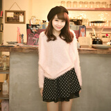 东京着衣 兔毛马海毛毛衣加背心裙两件套3026