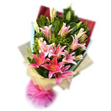 6支粉百合 灿烂恋情 慈利县南县安化县桂阳县