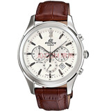 卡西欧(CASIO)EDIFICE系列经典三眼真皮表带