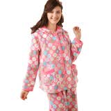 <em>芬腾</em> 女士超柔珊瑚绒<em>睡衣</em>家居服套装 Z8725 深