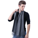 鄂尔多斯奥群澳洲进口羊羔绒长围巾(礼盒包装