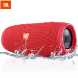 JBL CHARGE3 音乐冲击波三代 便携式蓝牙音箱 低音炮 户外迷你音箱 防水设计 桌面音响 魂动红