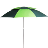RedCamp钓鱼伞2.0米沙滩伞户外遮阳伞庭院太阳伞便携桌椅伞 双层万向  雨伞垂钓用品