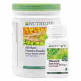 安利美国安利纽崔莱（AMWAY）蛋白粉植物蛋白质粉450g  孕妇老年儿童 蛋白粉450克+维他命b