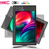 HKC/惠科 27英寸 IPS面板 2K专业设计绘图QHD 竖屏 hdmi 旋转升降 滤蓝光不闪屏 电脑液晶显示器 T7000钻石版