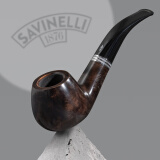 沙芬（SAVINELLI）2022进口手工石楠木烟斗P413意大利高档进口男士636实木烟斗烟具 【645斗型-98%客户购买】