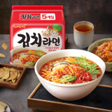 三養（SAMYANG）辣白菜味拉面  600g（120g*5包入）方便面拉面 风味拉面 泡面