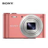 索尼（SONY） DSC-WX350 便携数码相机/照相机/卡片机 粉色（约1820万有效像素 20倍光学变焦  Wi-Fi遥控）