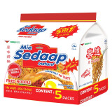 印度尼西亚进口 喜达（sedaap ） 方便面原味干拌面455g   (91克*5包) 五连包  方便食品