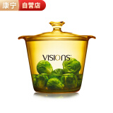 康宁（VISIONS）晶彩1.2LFL养生锅炖盅汤锅耐热玻璃锅小奶锅婴儿辅食锅