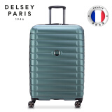 DELSEY戴乐世行李箱拉杆箱商务出差男女大容量旅行箱 28英寸 绿色 2878