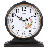 康巴丝（Compas）挂钟古典欧式座钟表复古客厅装饰台钟创意卧室床头时钟石英钟 3020数字黑金