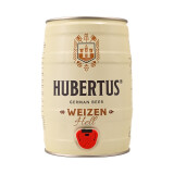 狩猎神（Hubertus）白啤酒5L*1桶 德国原装进口 桶装啤酒