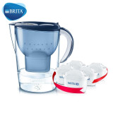 【京东JOY联名款】碧然德（BRITA） 过滤净水器 家用滤水壶 净水壶 海洋系列 3.5L蓝色一壶六芯装